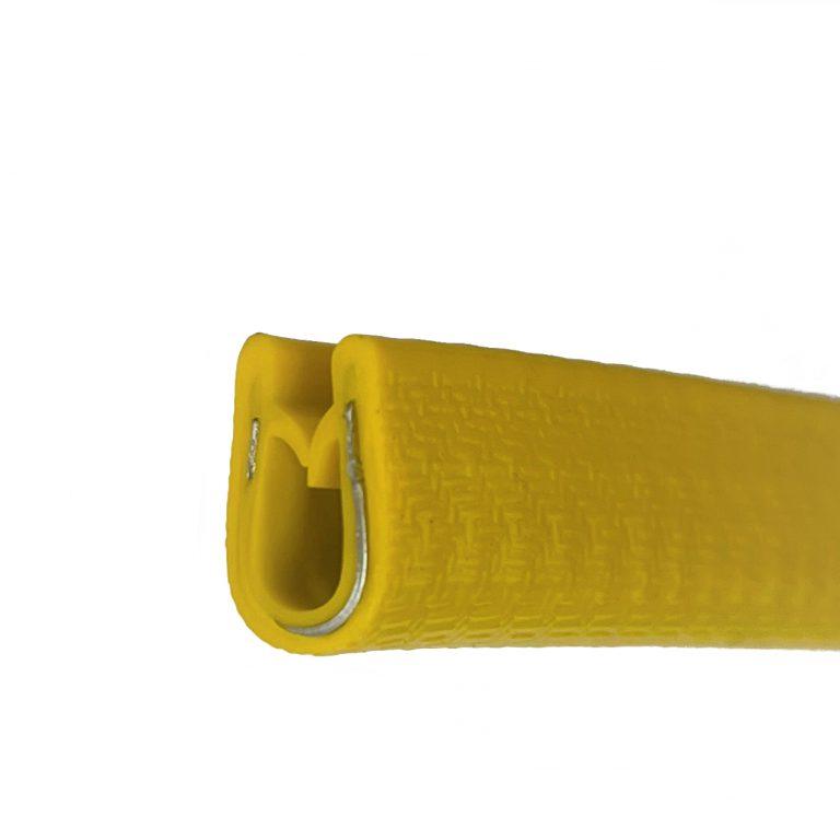 Flexible Yellow Simple Push-Fit Installation PVC Edging Trim for Boats and Furniture