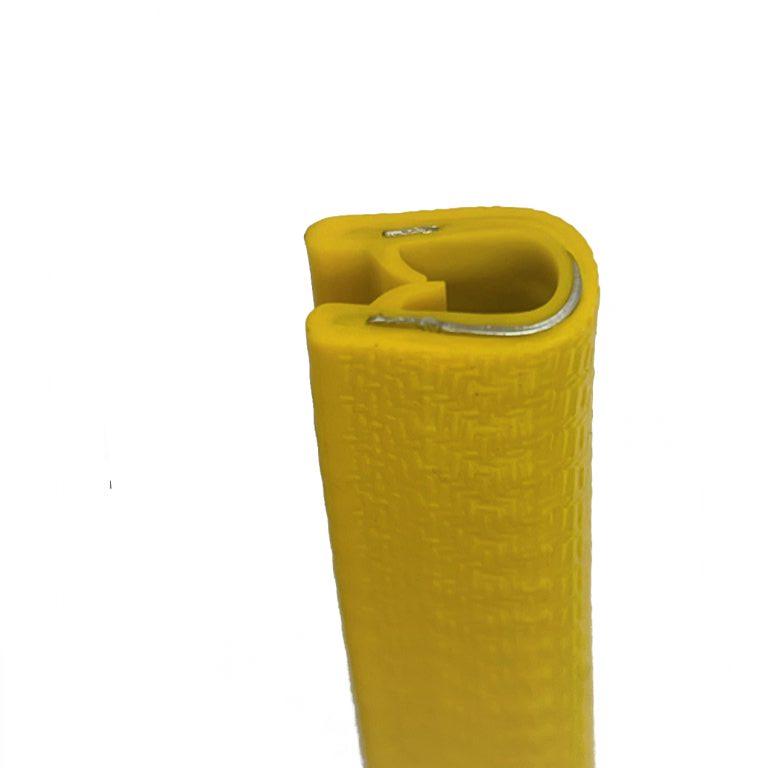 Flexible Yellow Simple Push-Fit Installation PVC Edging Trim for Boats and Furniture