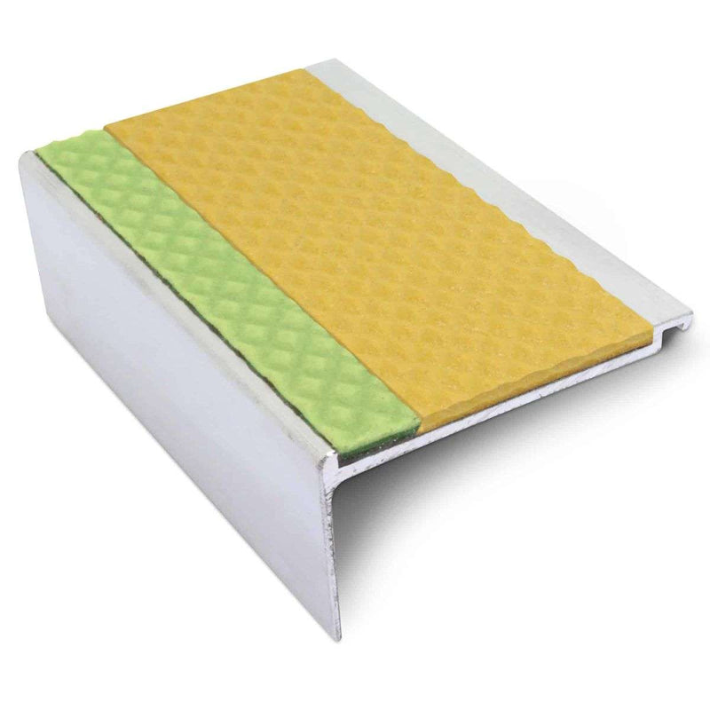 60mm x 32mm Non-Slip Stair Nosing Energy-Efficient Self-Illuminating Edge Protection for Safe Evacuation Premium Easy Installation