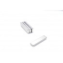 Pack of 50 N35 Silver Nickel Plated Block 20mm Plastic Spacers