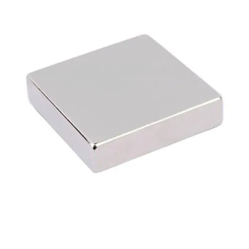 Neodymium  Magnet Block N45 Grade With Nickel Plating - 50mm