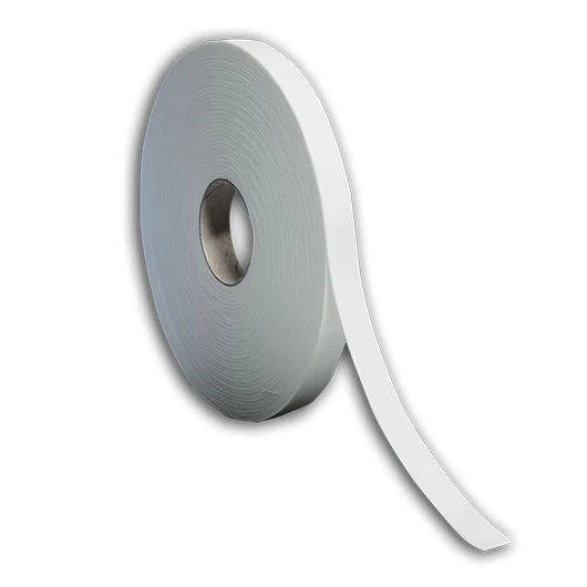 White-Painted Steel Standard Adhesive Tape - 5m Roll